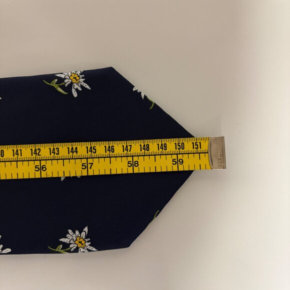 Mathieu Switzerland Polyester Tie Floral Mens Necktie Classic Office Dad Gift - Picture 7 of 7